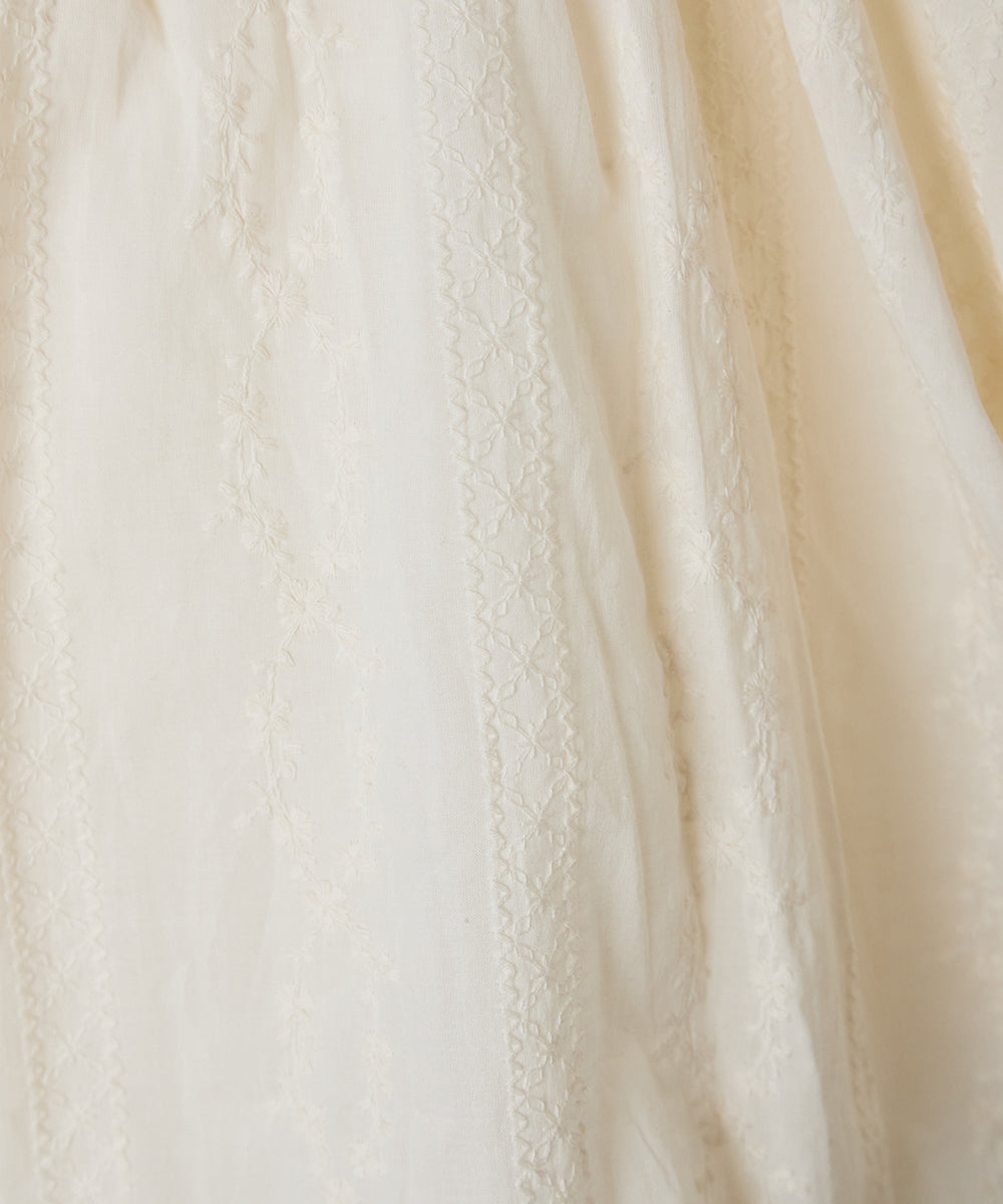 ピンタックバルーンレースブルゾン