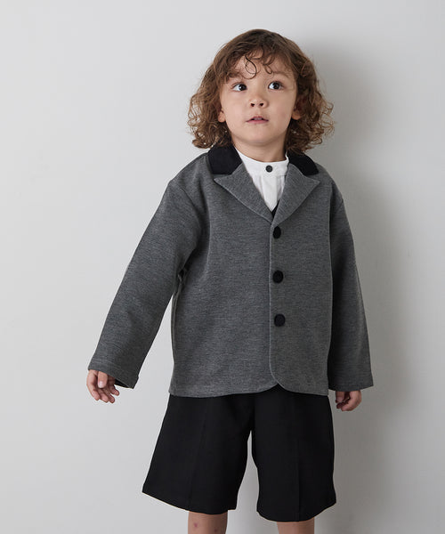 別珍カラーテーラードジャケット