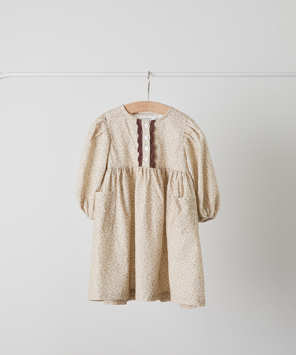 【美品】apolina コーデュロイ ワンピース リンクコーデ】選べる2柄フラワーコーデュロイワンピース