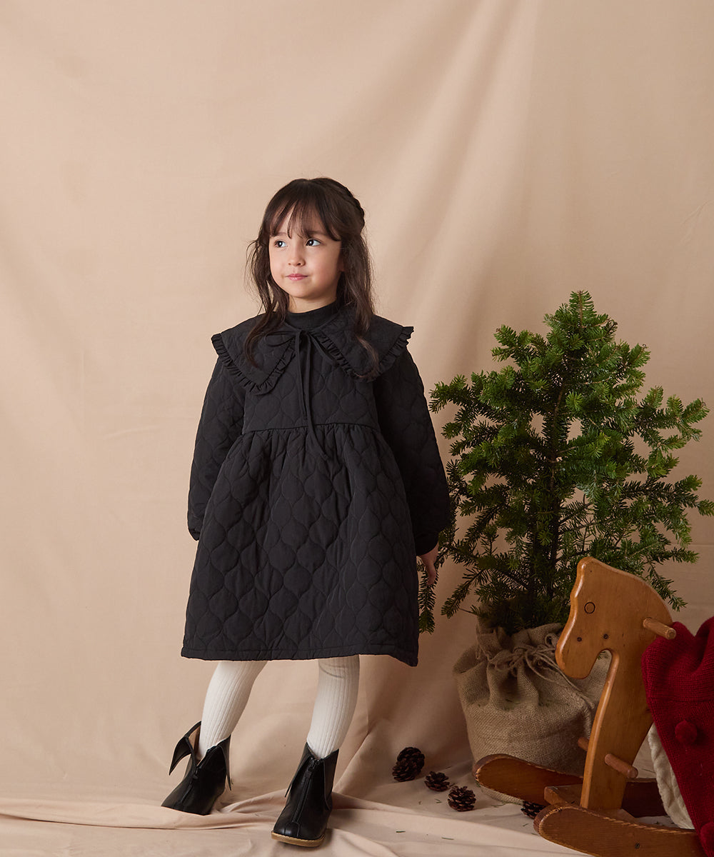 【リンクコーデ】キルティングワンピース