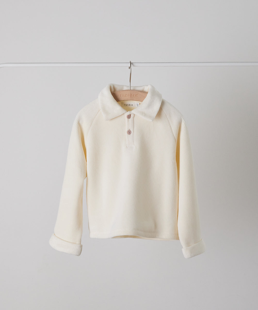 ふんわりあったかポロシャツ