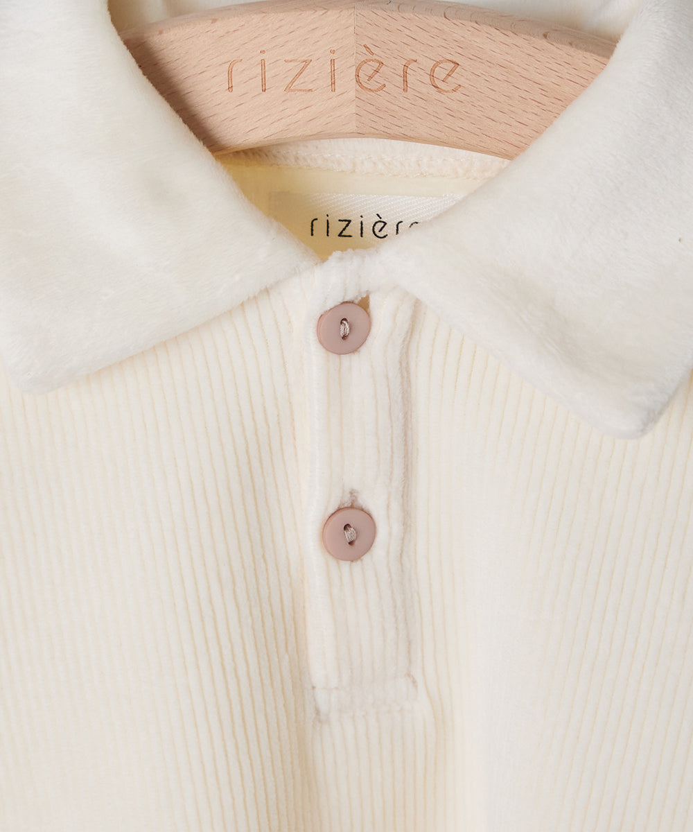 ふんわりあったかポロシャツ