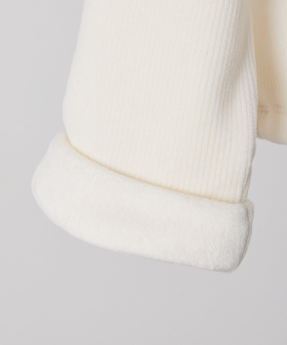 ふんわりあったかポロシャツ