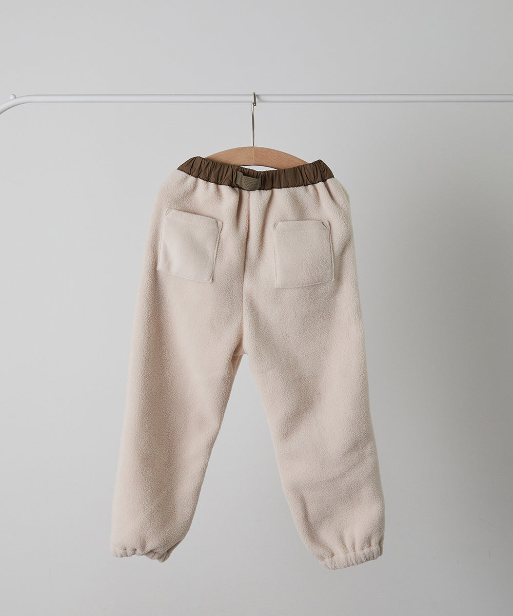 バイカラーフリースパンツ