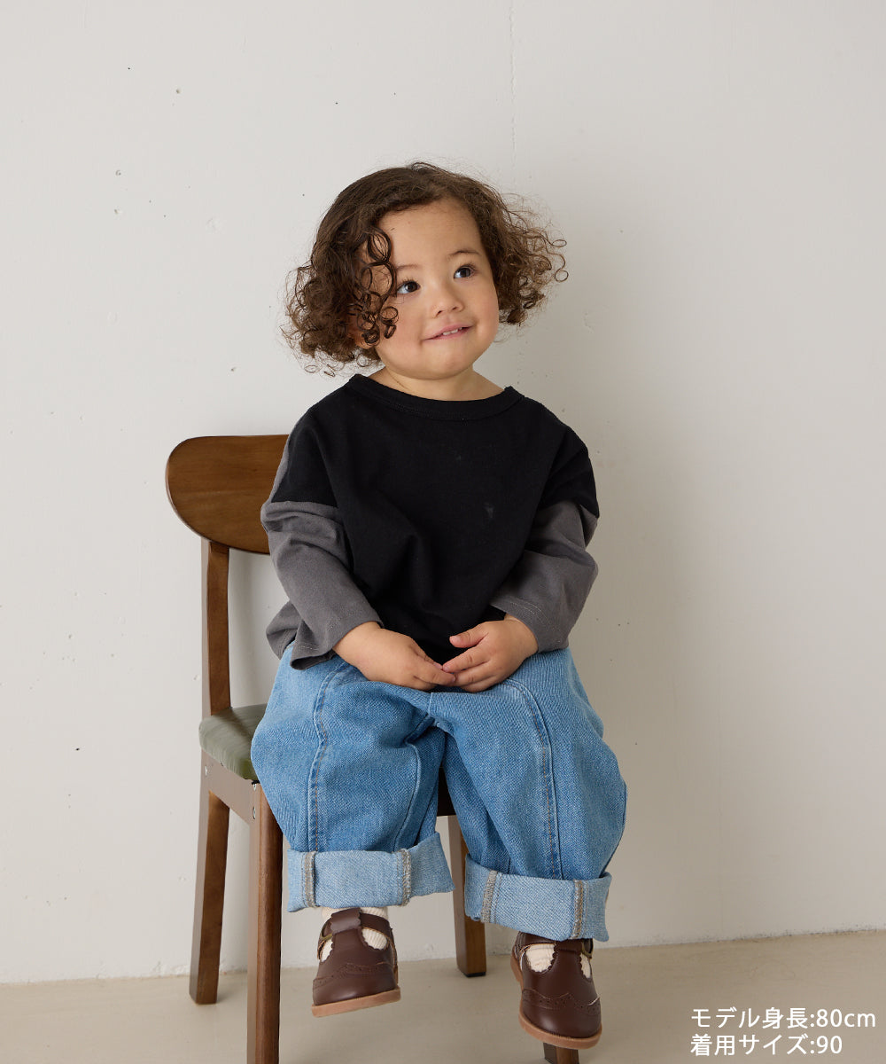 配色切り替えプルオーバー