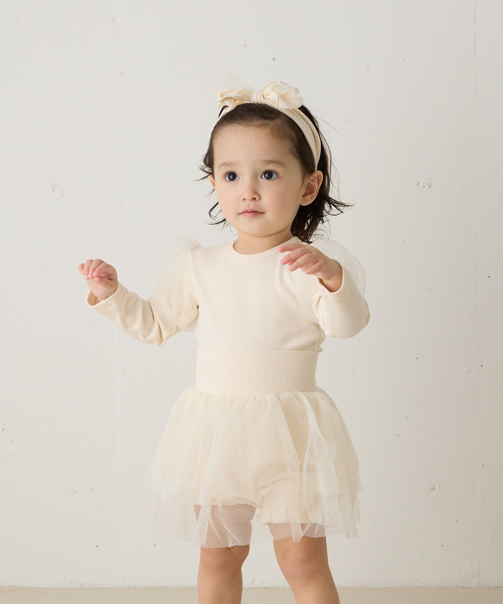 リブ&チュールベビー3点セット