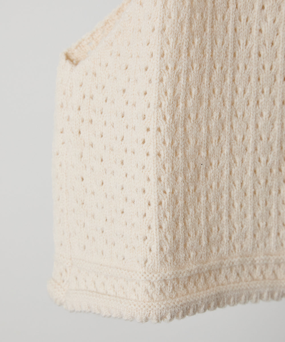 ニットキャミレイヤードブラウス2点セット