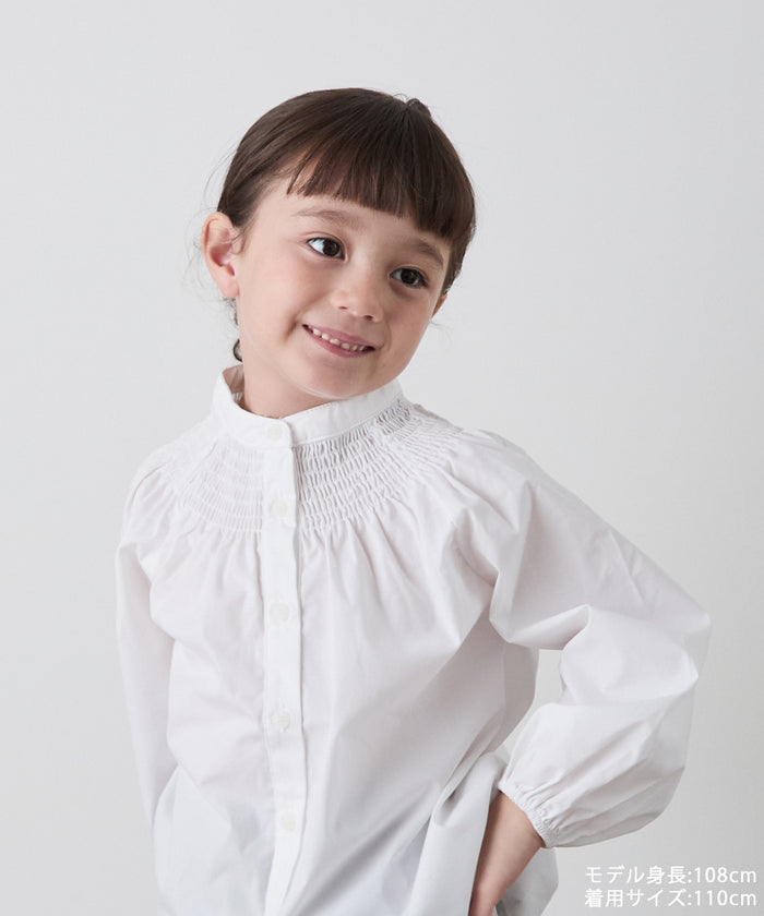 シャーリングギャザーブラウス