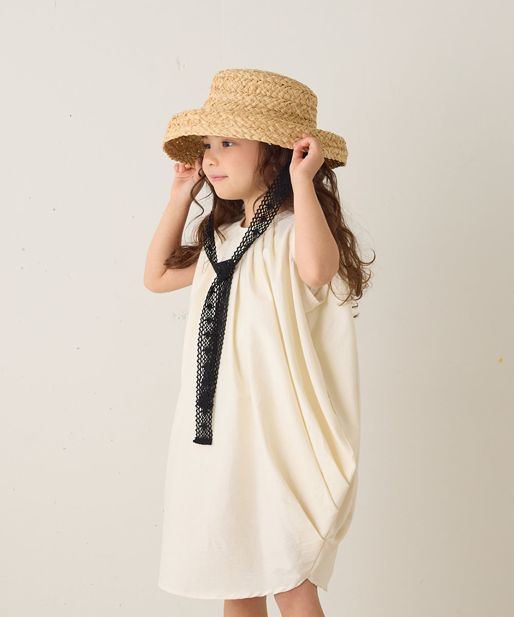 ラフィアバケットハット