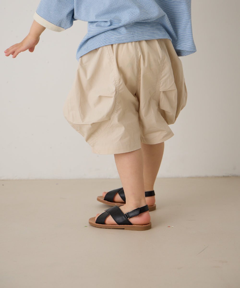 バルーン切り替えハーフパンツ