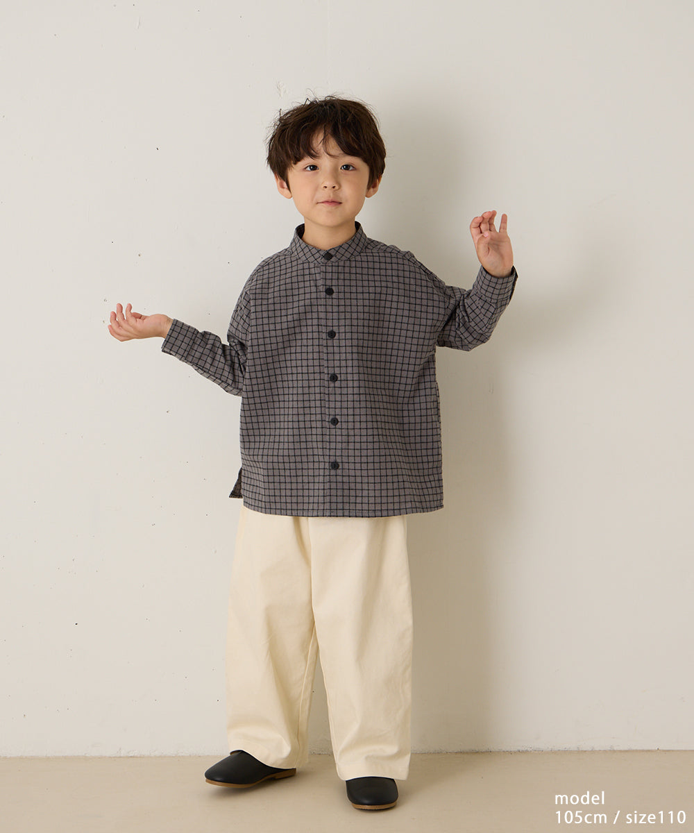 ウォッシュ加工サークルポケットパンツ