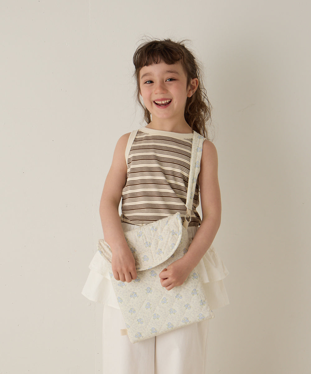 フラワーキルティングタブレットショルダーケース