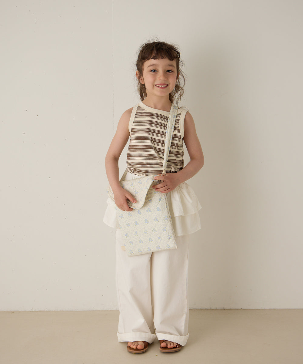 フラワーキルティングタブレットショルダーケース