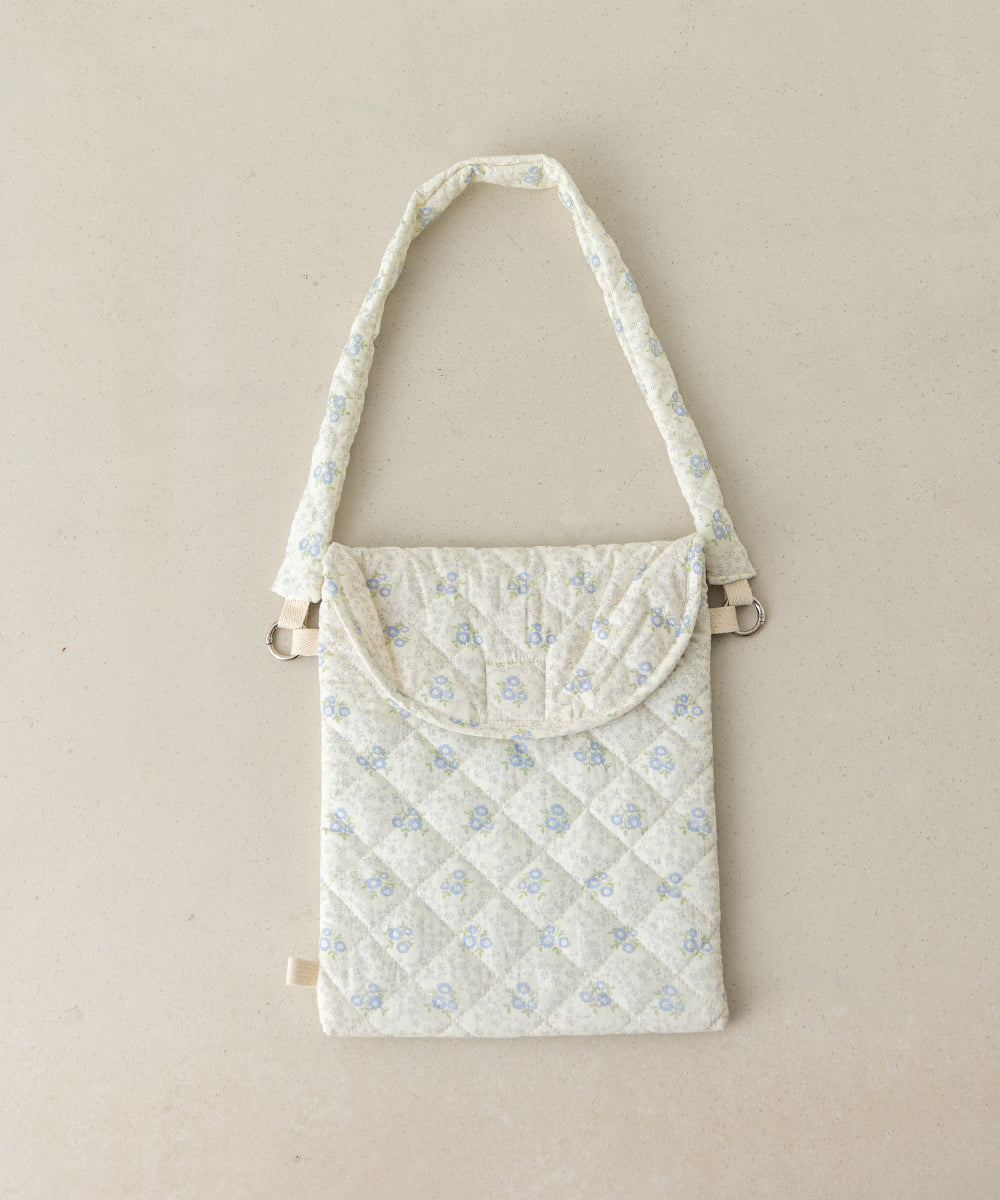 フラワーキルティングタブレットショルダーケース