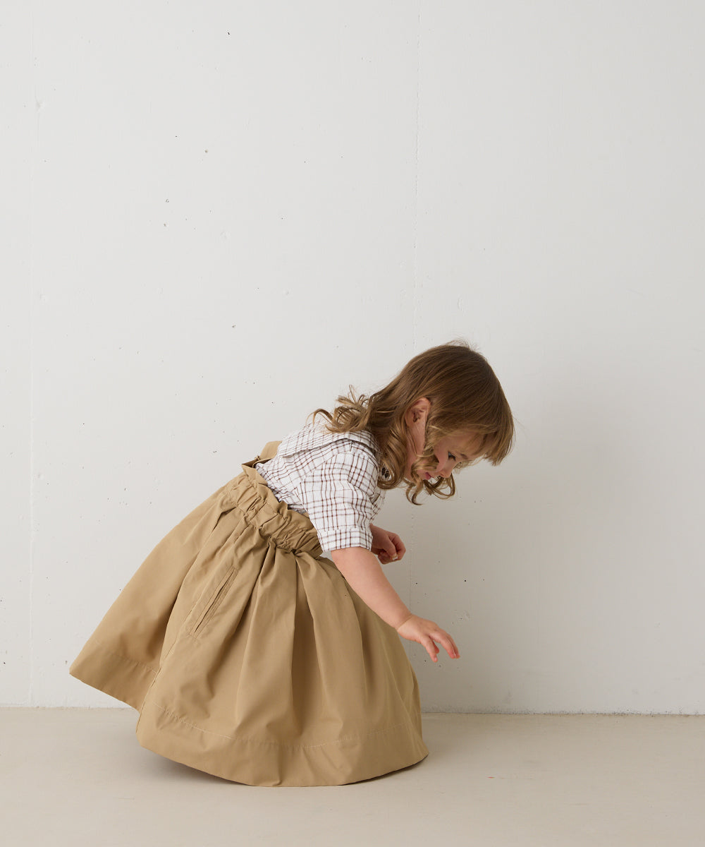 【リンク】ダブルボタンセーラーカラーチェックブラウス