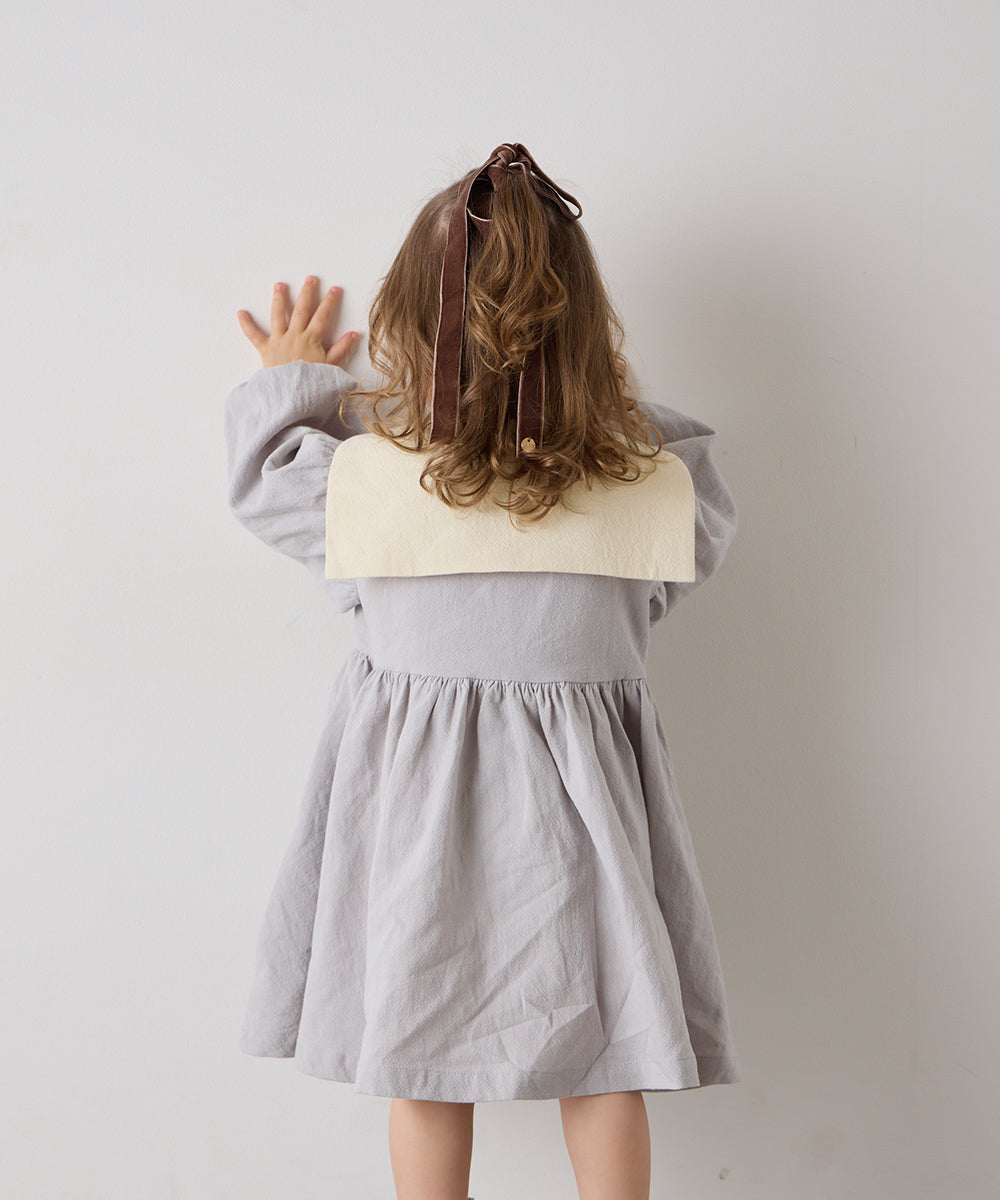 バイカラーセーラーカラーワンピース