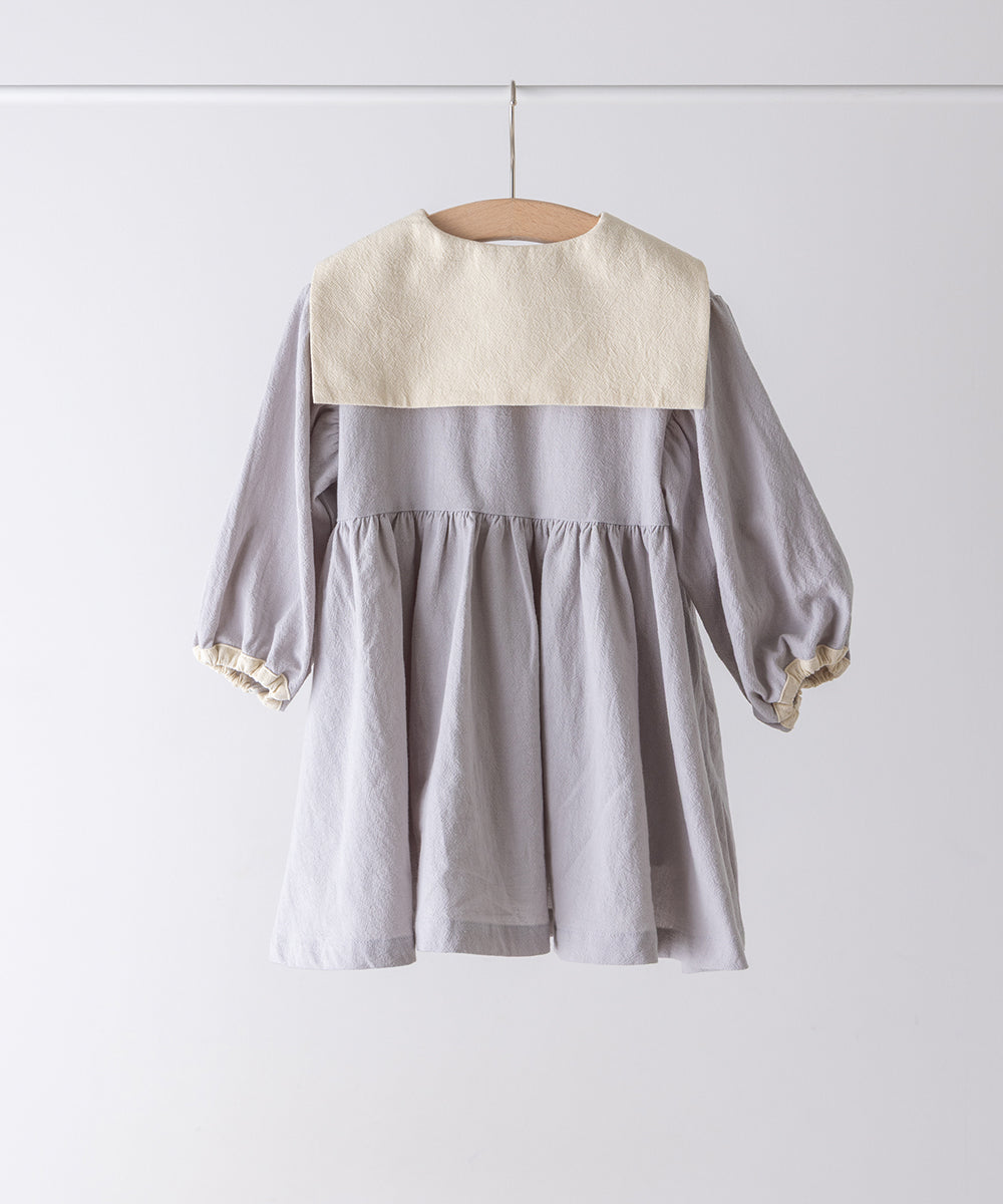 バイカラーセーラーカラーワンピース