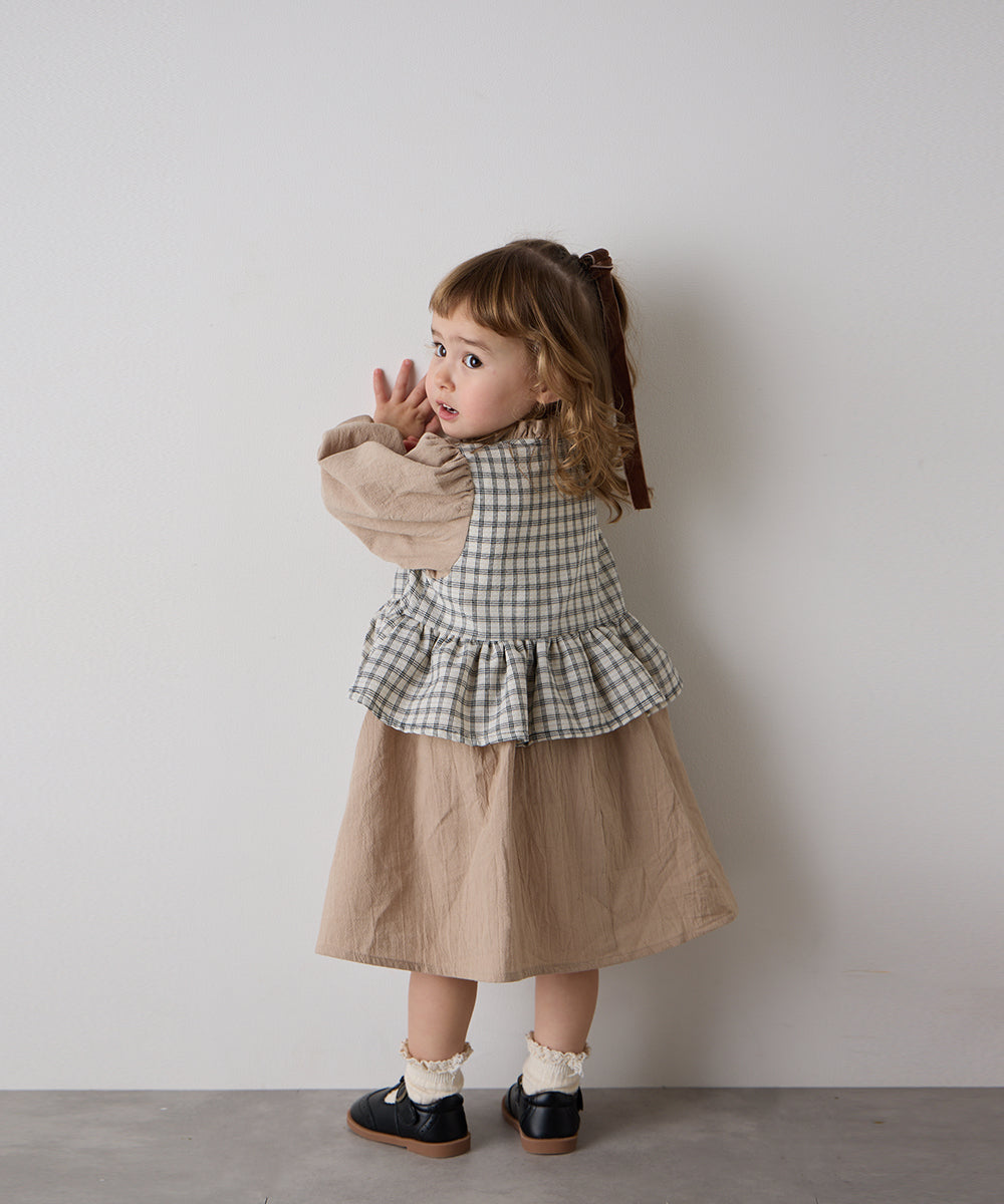 レイヤード風ワンピース