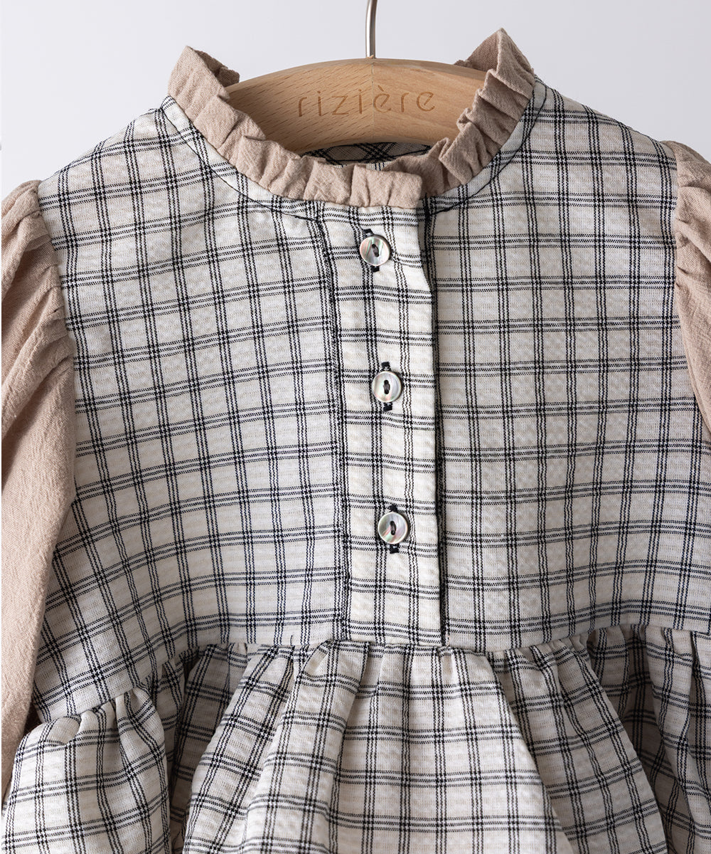 レイヤード風ワンピース