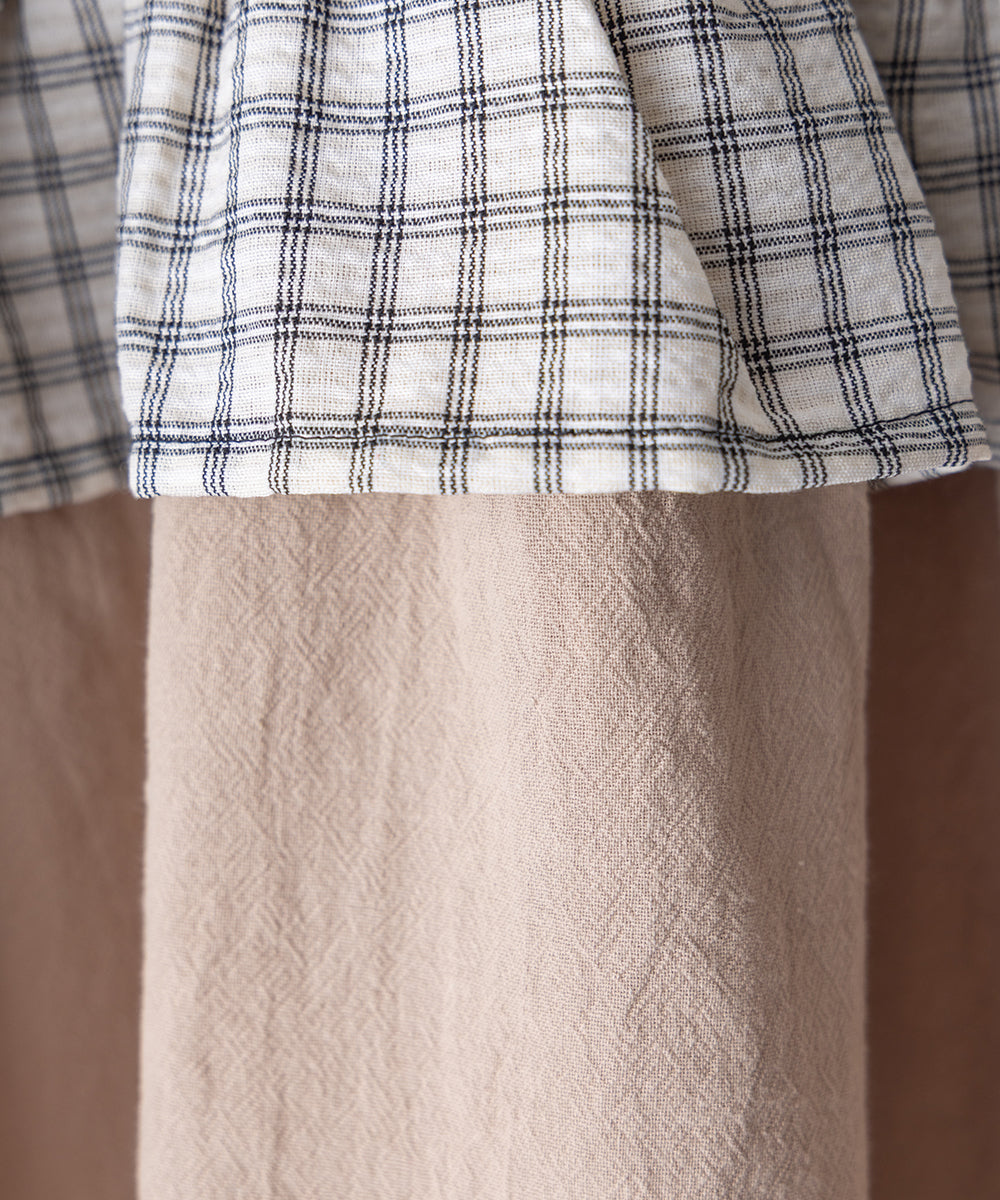 レイヤード風ワンピース