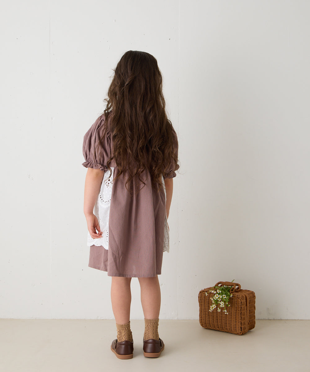 【リンク】スカラップレースエプロンワンピース