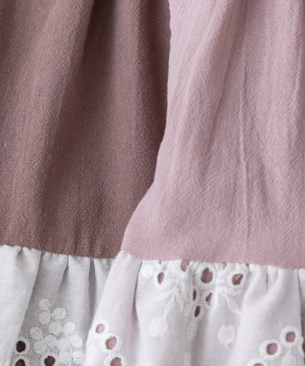 【リンク】スカラップレースエプロンワンピース