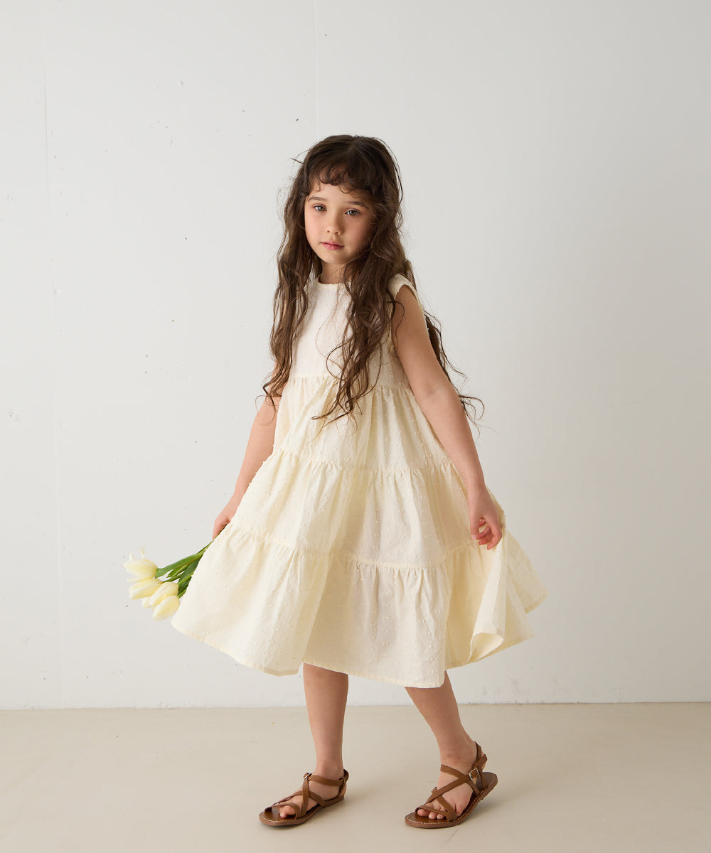 ドビードットバックリボンワンピース