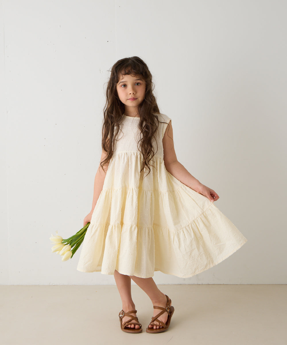 ドビードットバックリボンワンピース