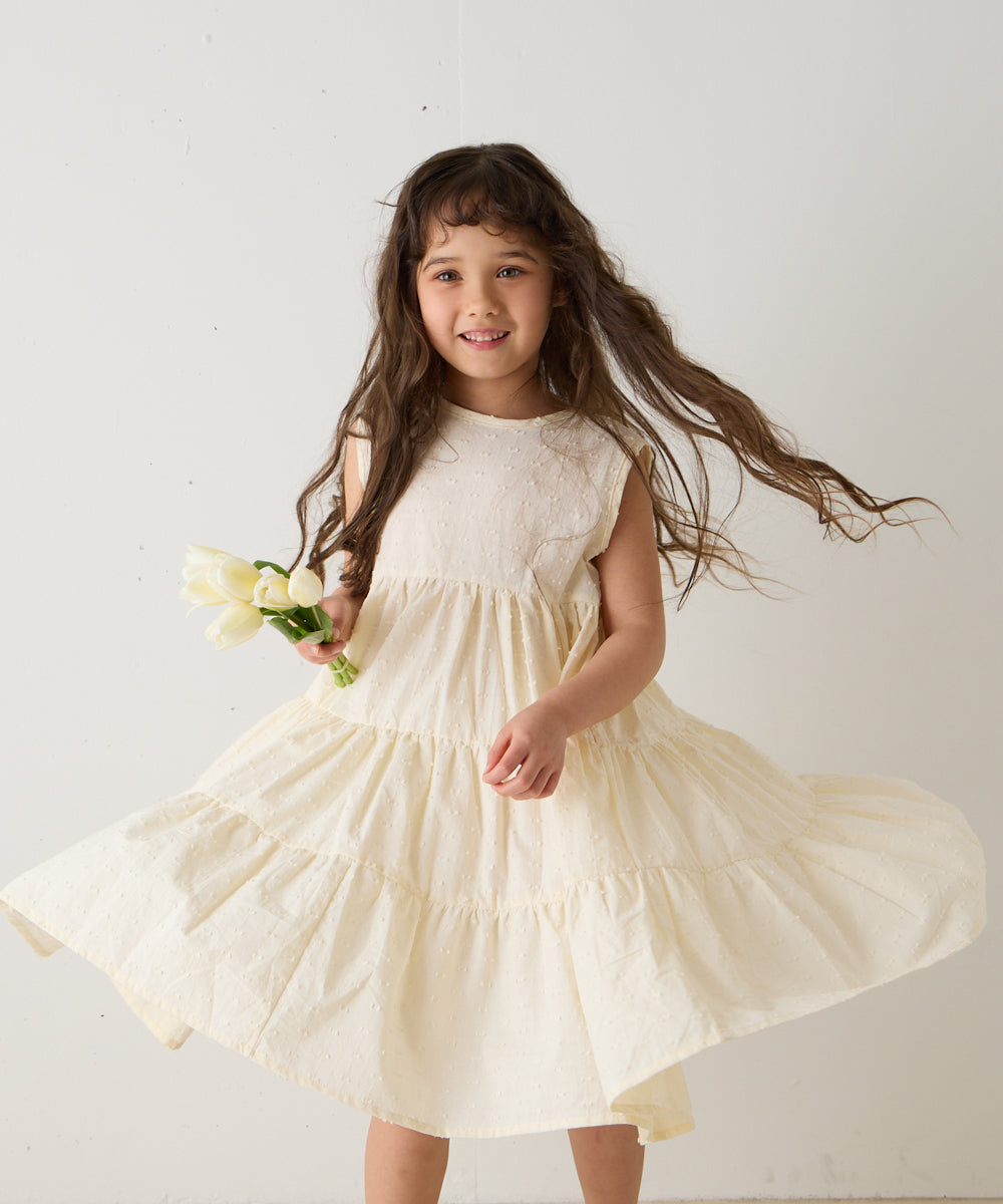 ドビードットバックリボンワンピース