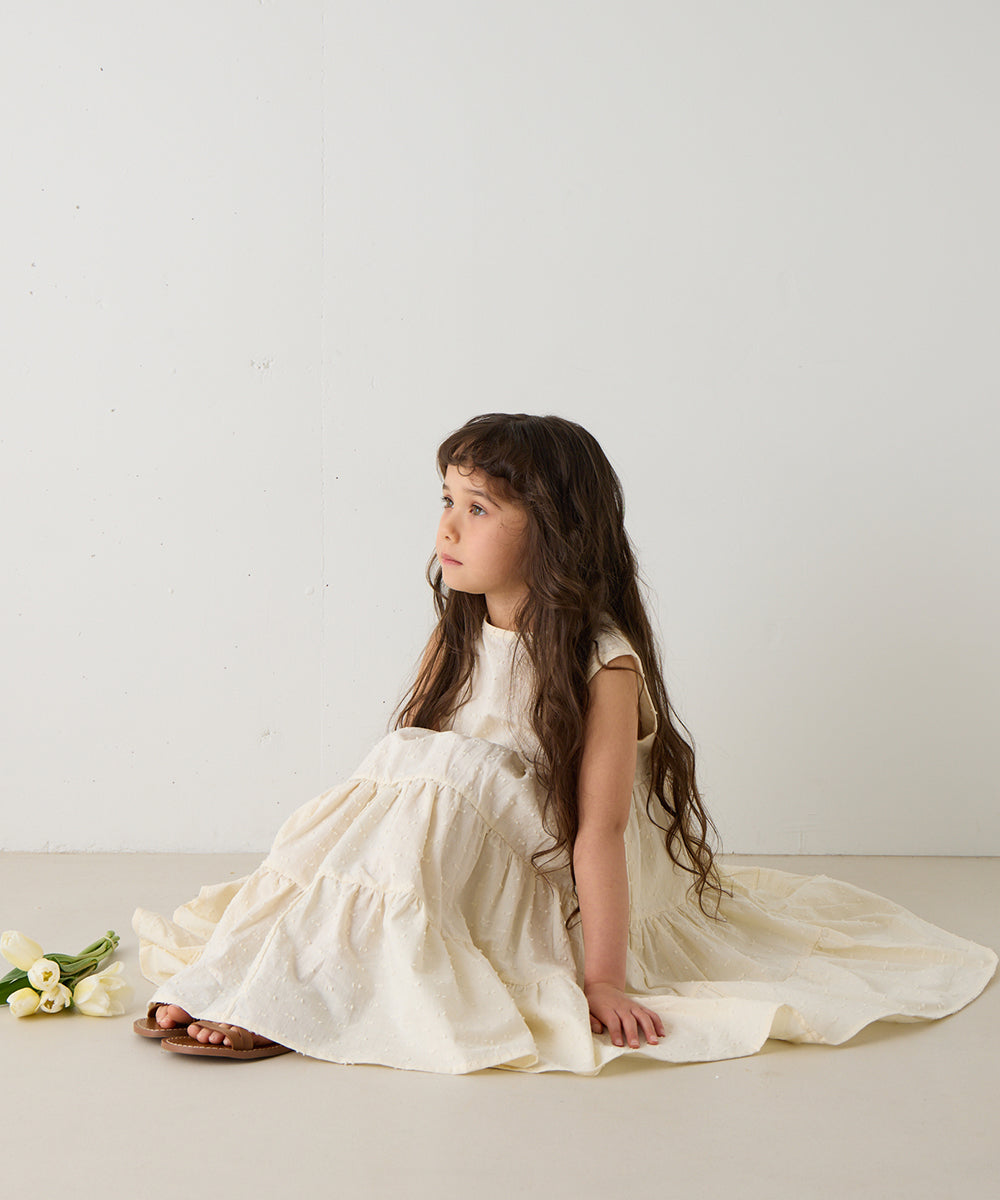 ドビードットバックリボンワンピース