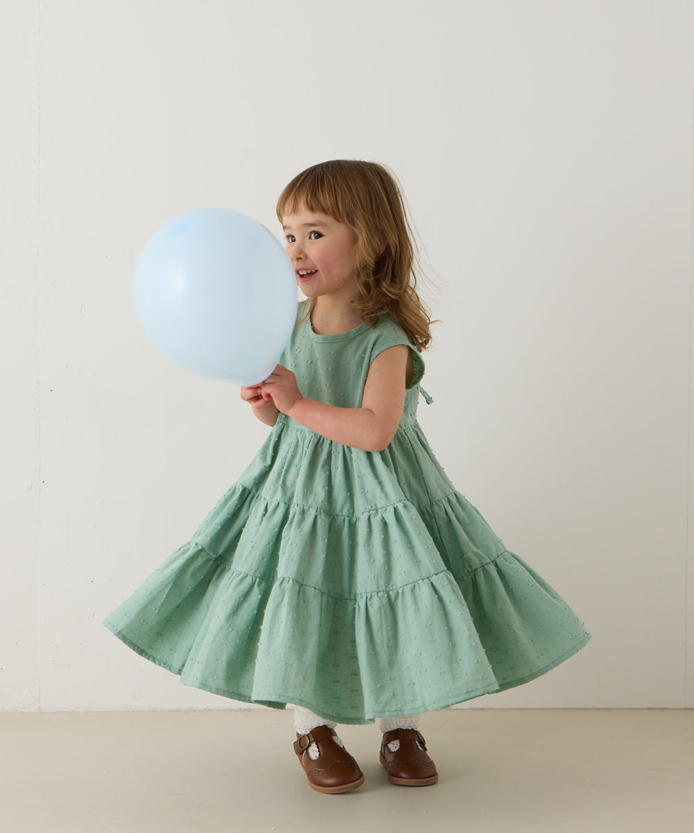 ドビードットバックリボンワンピース