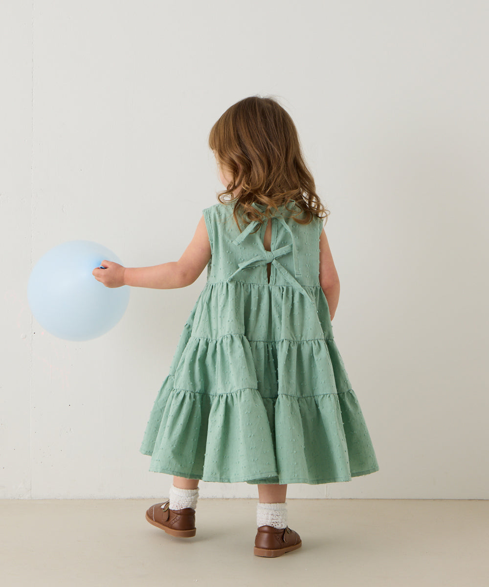 ドビードットバックリボンワンピース