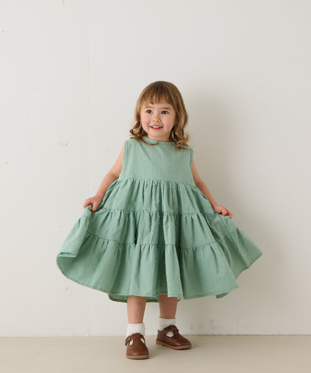 ドビードットバックリボンワンピース