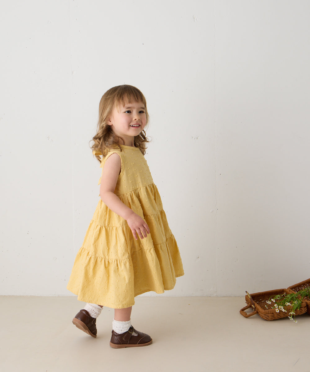 ドビードットバックリボンワンピース