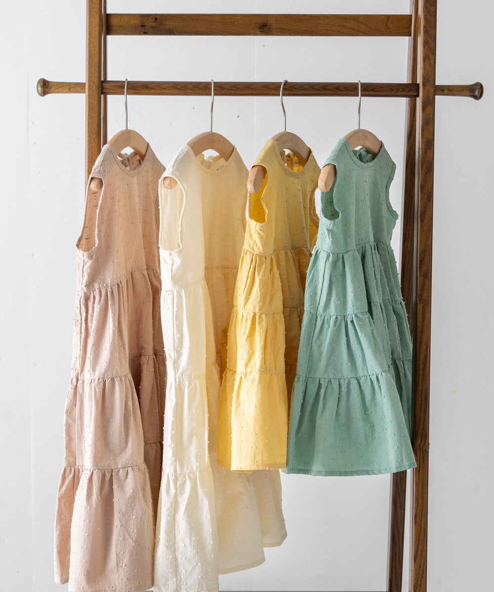 ドビードットバックリボンワンピース