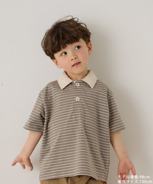 バイカラーポロシャツ