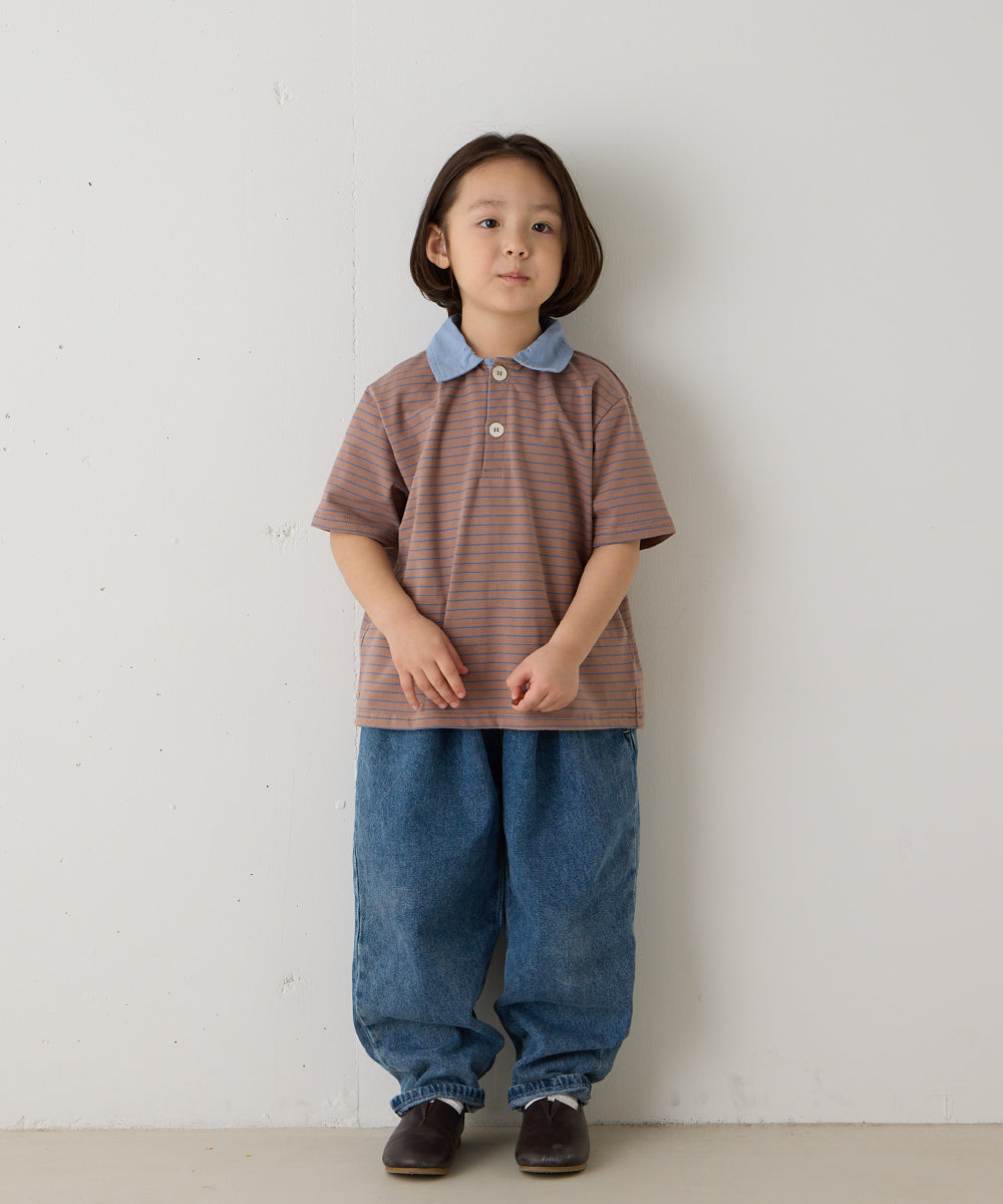 バイカラーポロシャツ