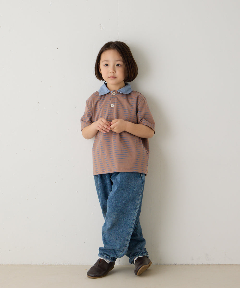 バイカラーポロシャツ