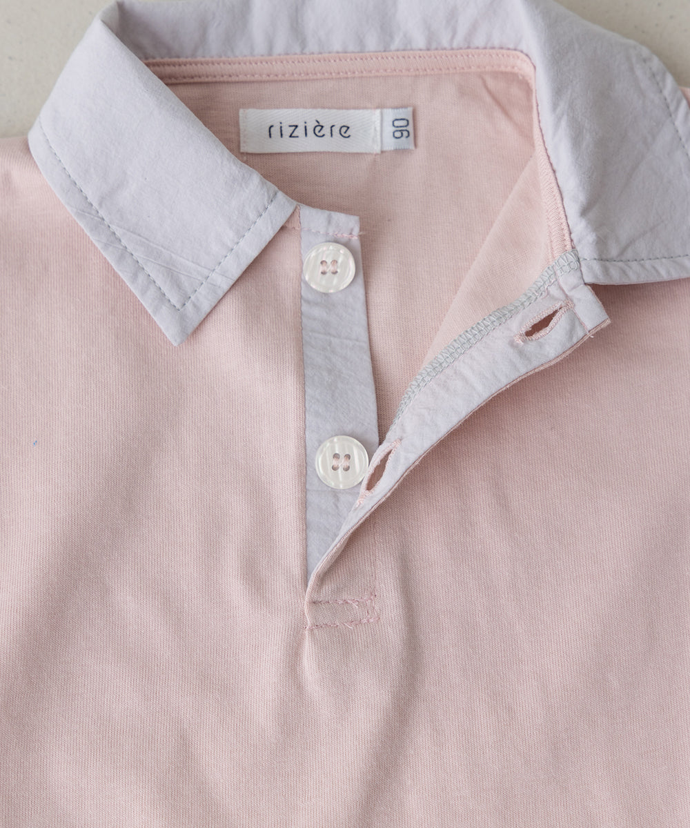 バイカラーポロシャツ