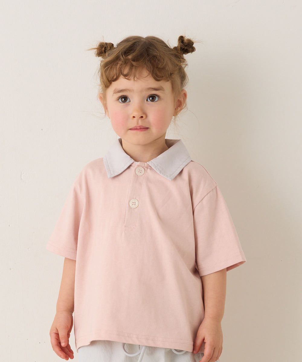 バイカラーポロシャツ