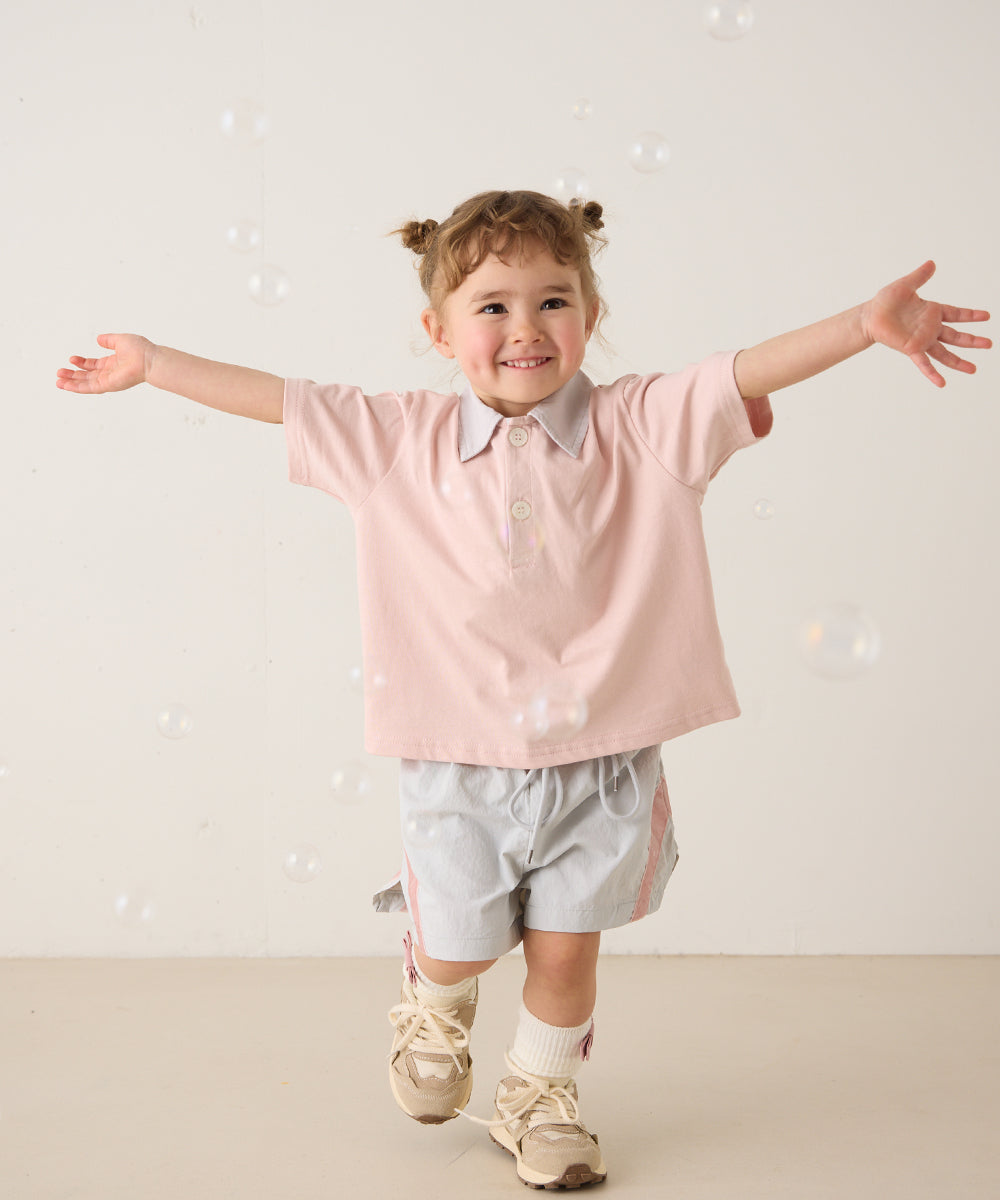 バイカラーポロシャツ