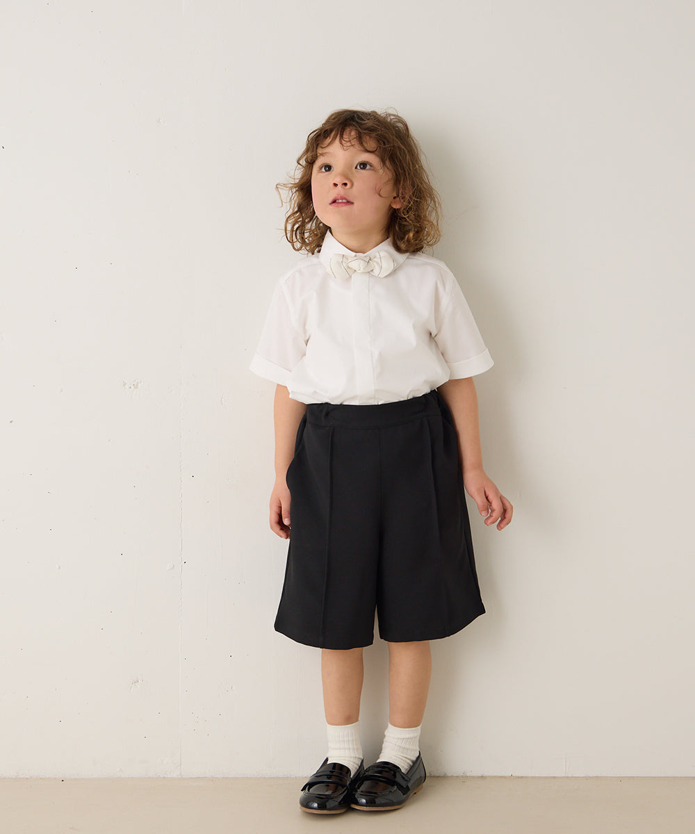 センターシームハーフパンツ（ウエストゴム調整）