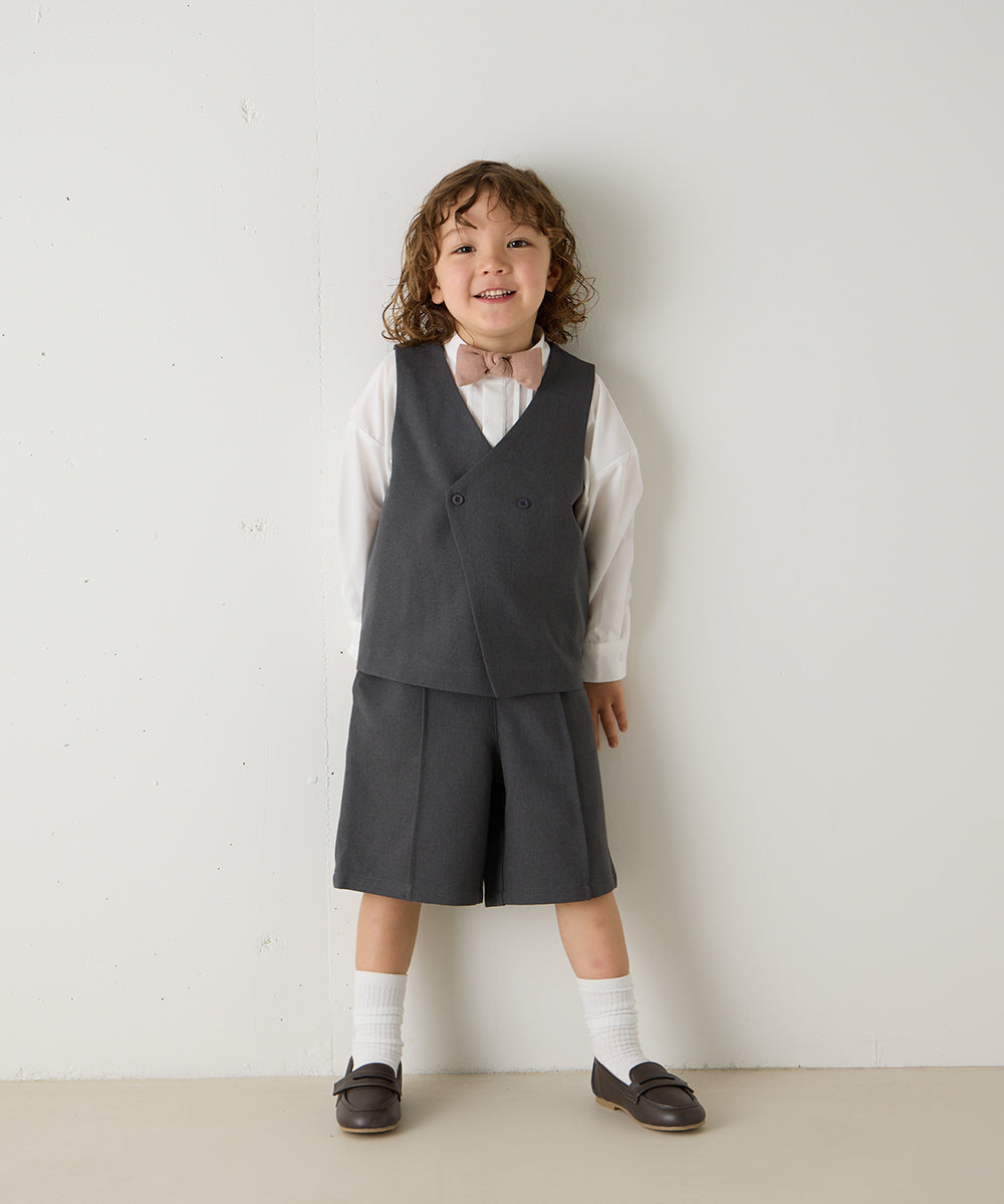 センターシームハーフパンツ（ウエストゴム調整）