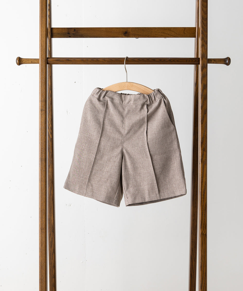 センターシームハーフパンツ（ウエストゴム調整）