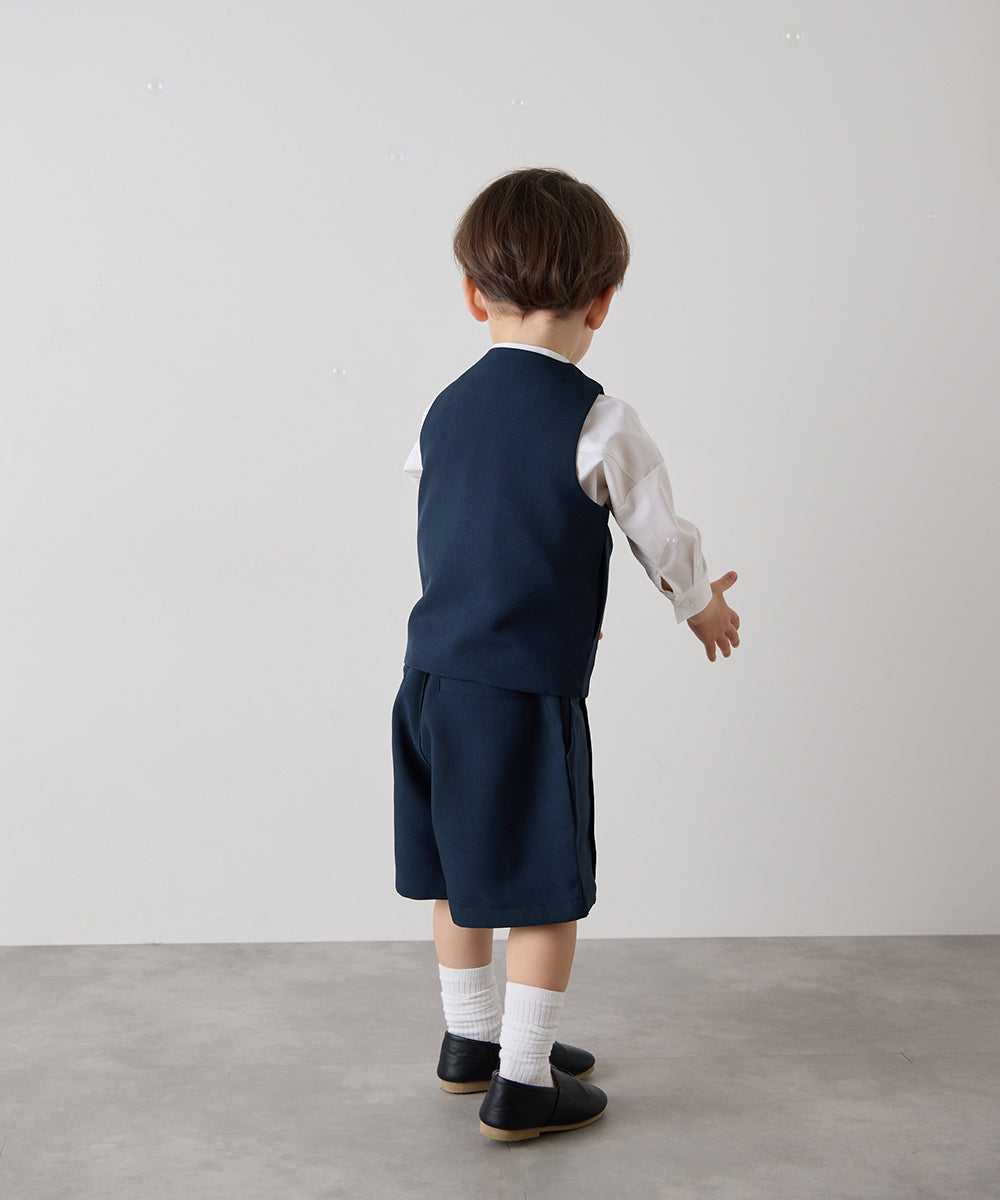 センターシームハーフパンツ（ウエストゴム調整）