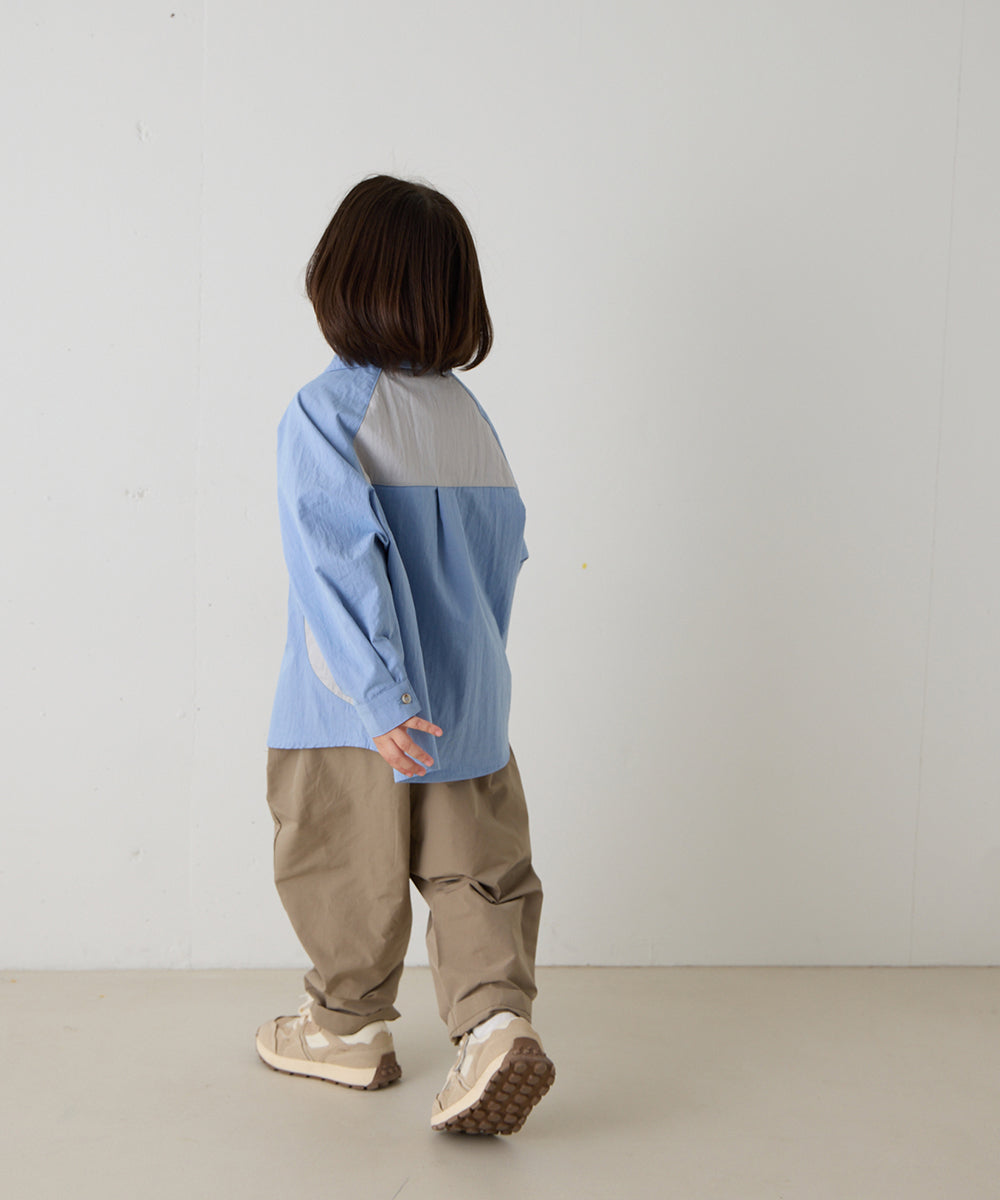 撥水カーブシルエットパンツ