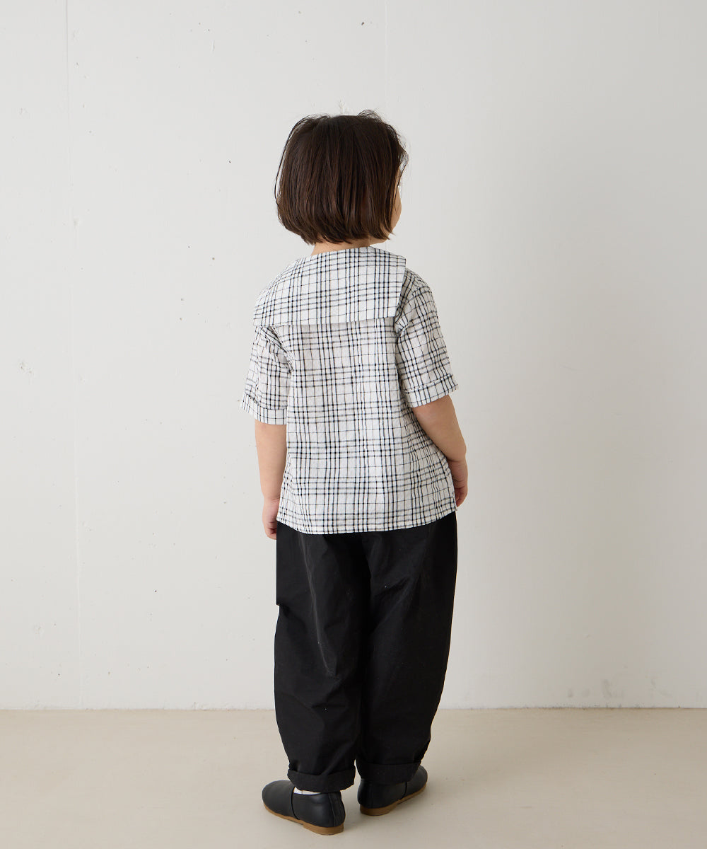 撥水カーブシルエットパンツ