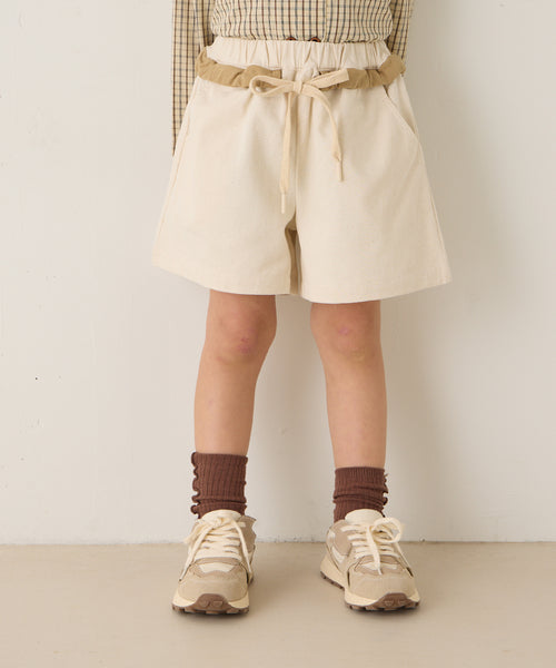ウエストデザインショートパンツ