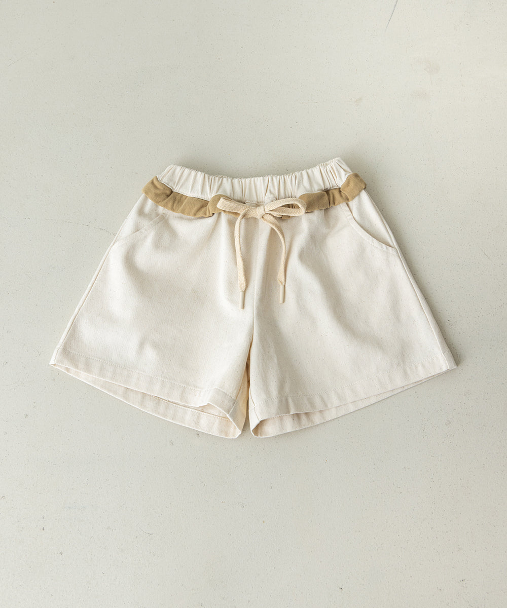 ウエストデザインショートパンツ