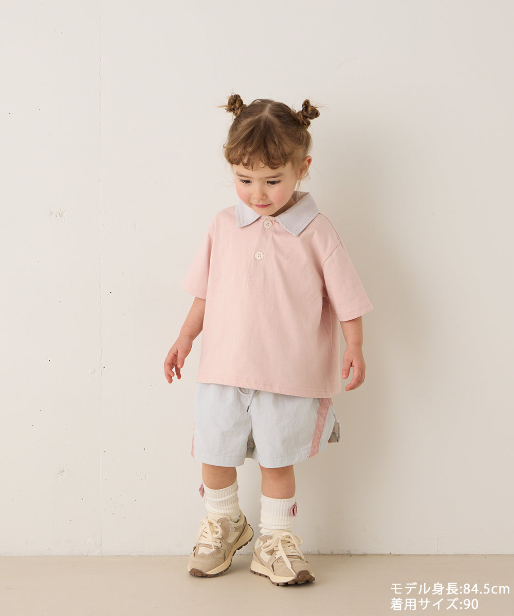 水陸両用配色ラインショートパンツ